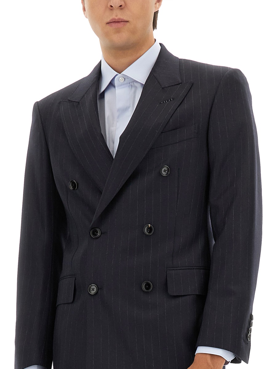 Tom Ford PINSTRIPE JACKET Blauw