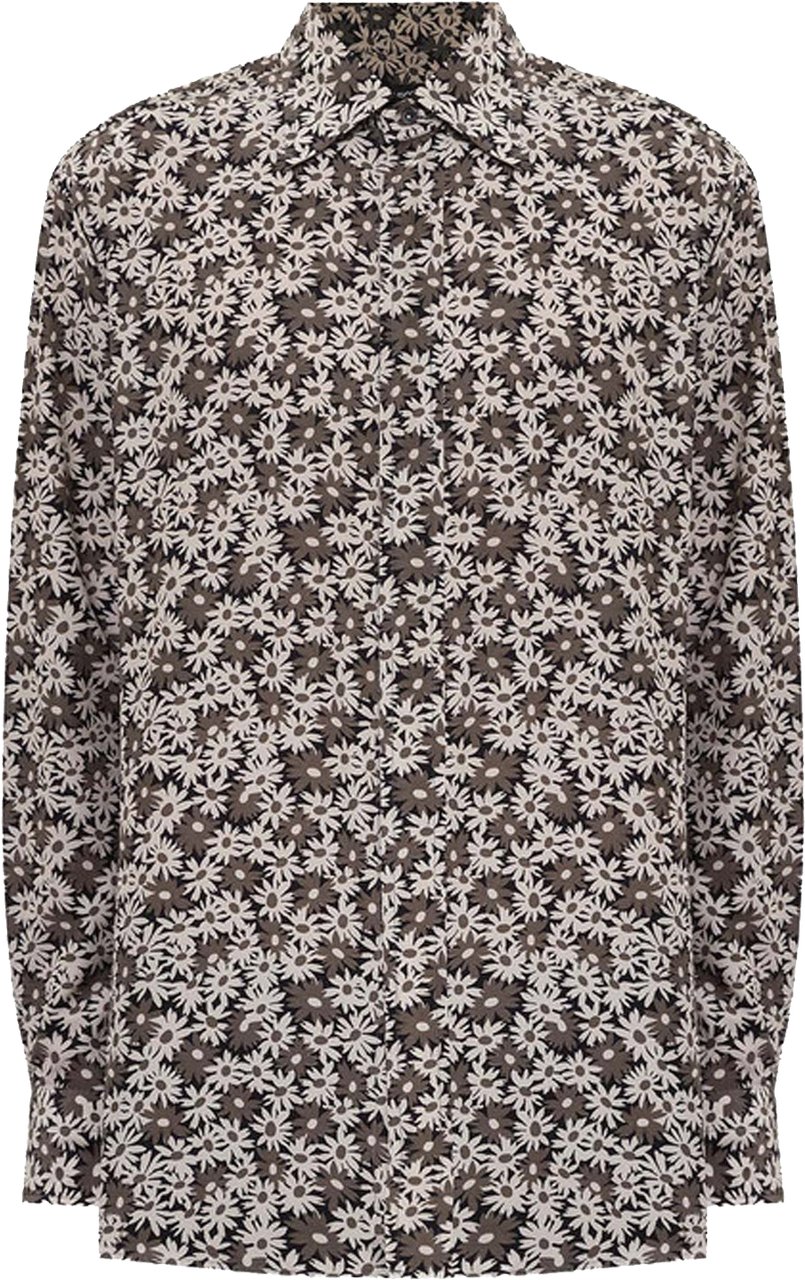 Tom Ford Floral Shirt Groen