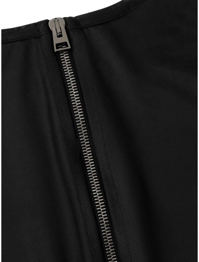 Tom Ford Black Viscose Long Sleeve Zwart