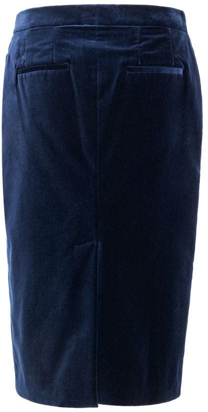 Tom Ford Blue Cotton Midi Skirt Blauw