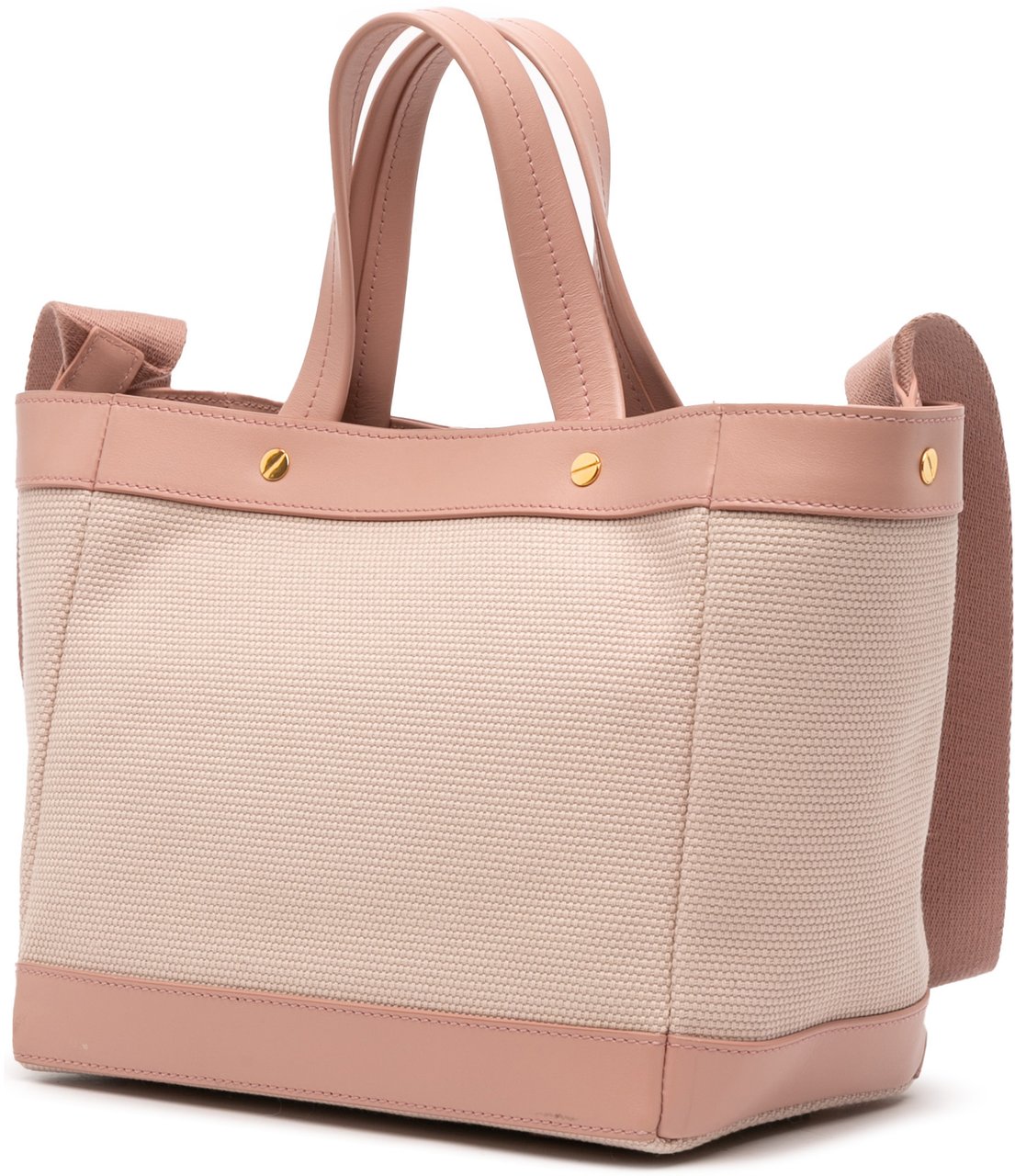Tom Ford Mini Canvas T Screw Tote Bruin