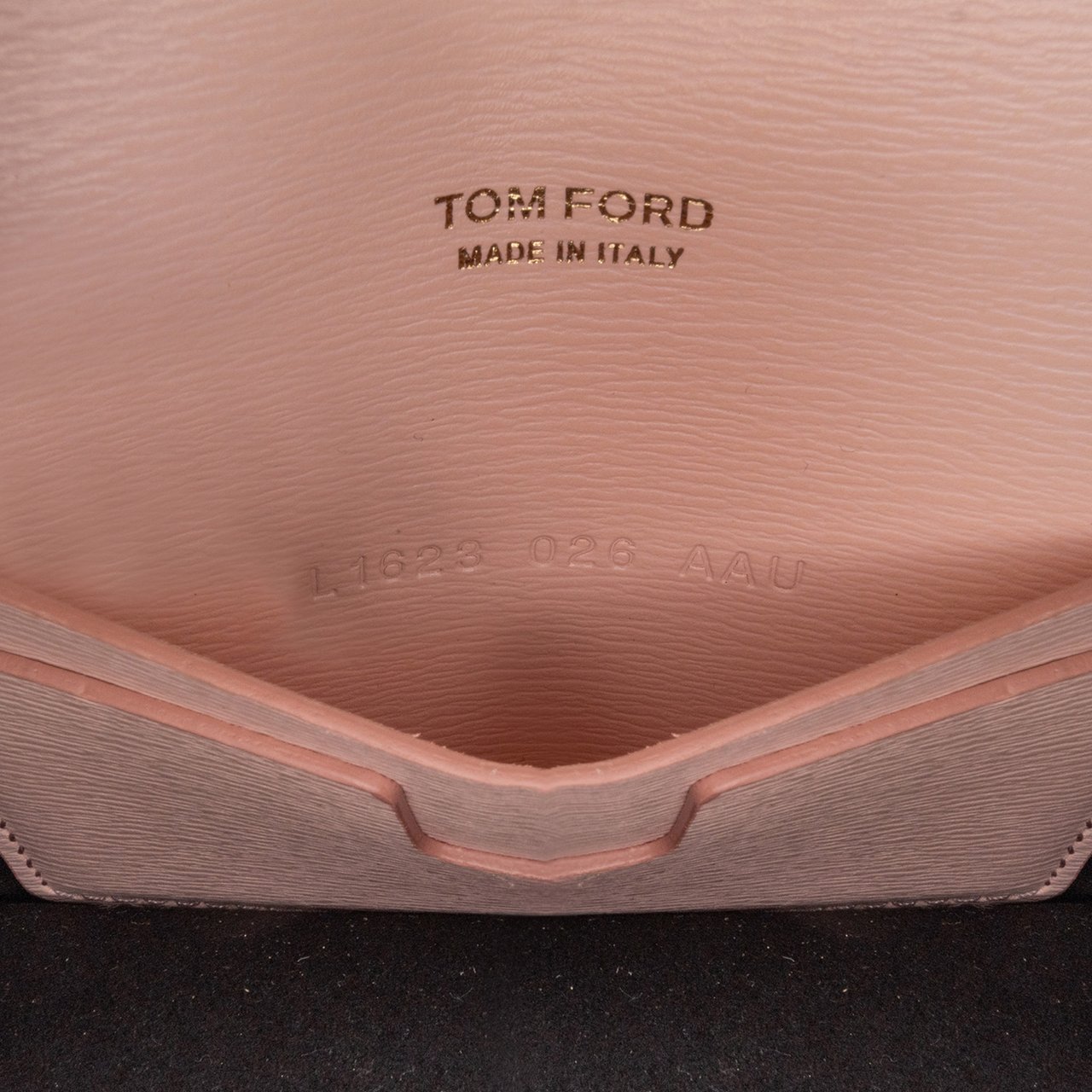 Tom Ford Calfskin Lock Crossbody Roze