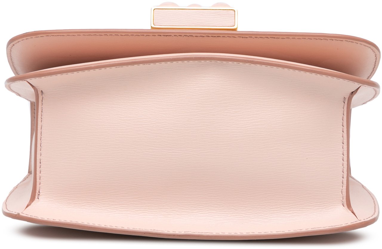 Tom Ford Calfskin Lock Crossbody Roze