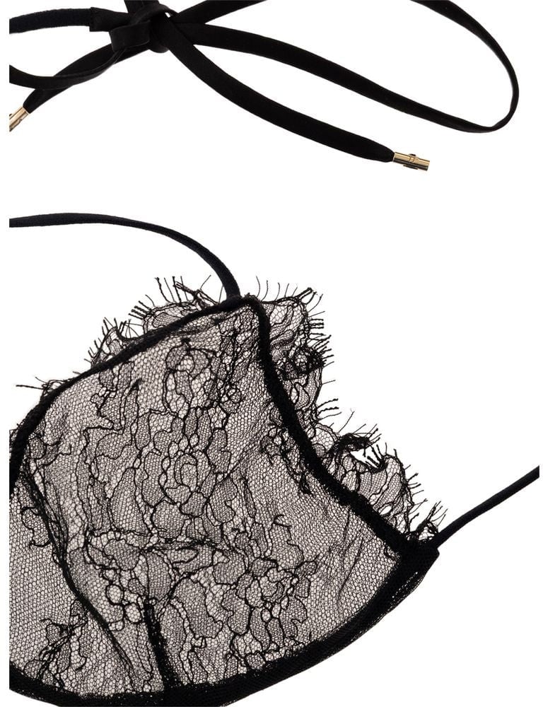 Tom Ford Black Polyamide Bra Zwart