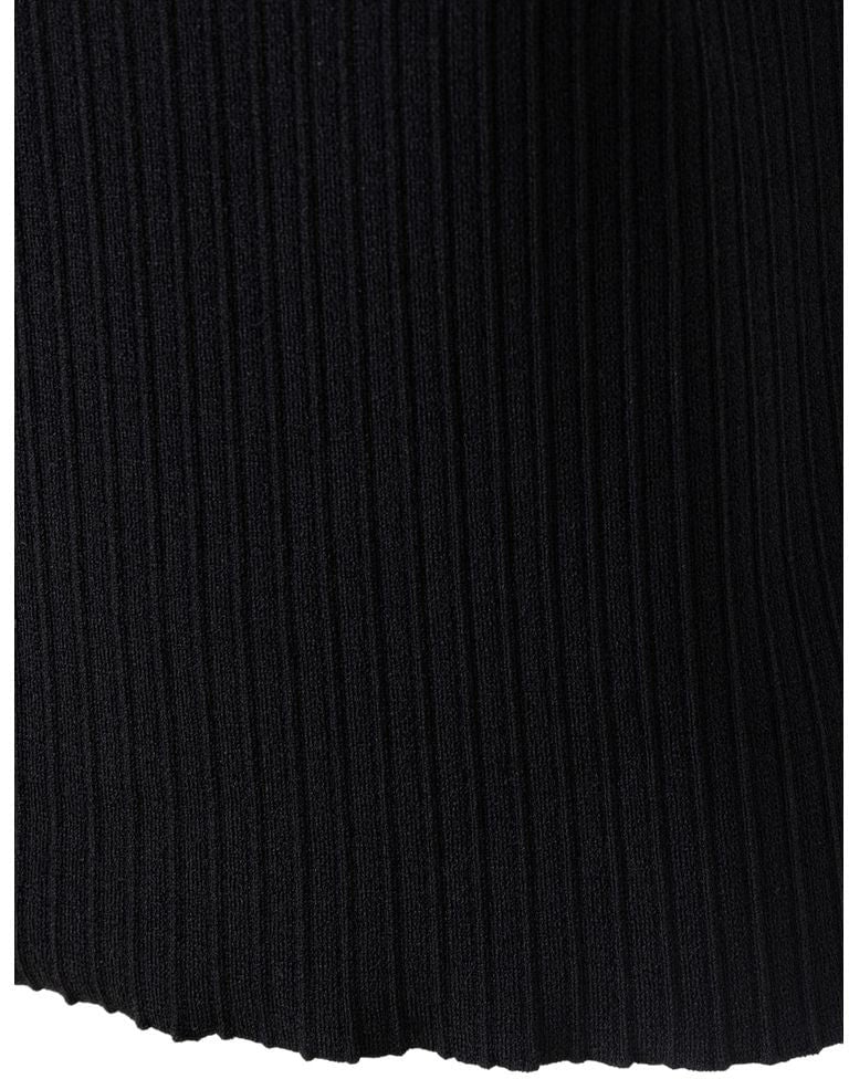 Tom Ford Black Silk T-Shirt Zwart