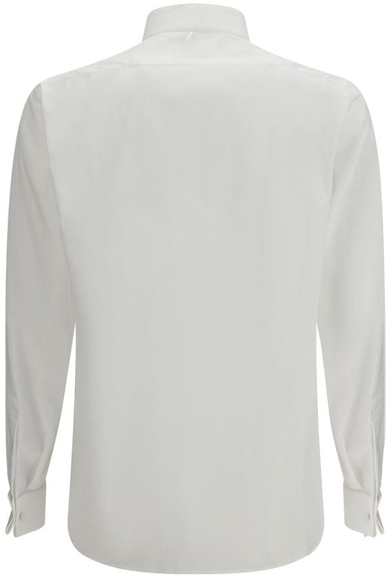 Tom Ford White Cotton Dress Shirt Wit