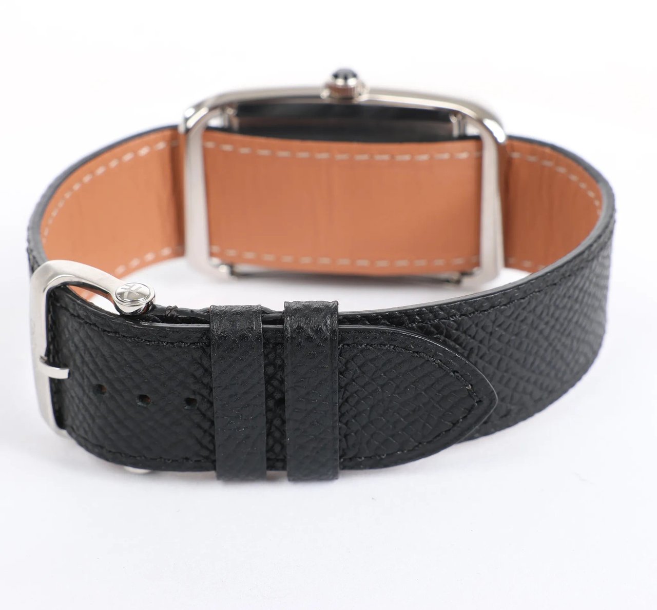 Tom Ford Tom Ford N.001 TFT001003 00276 SS & Leather QZ Watch with Black Dial Zwart