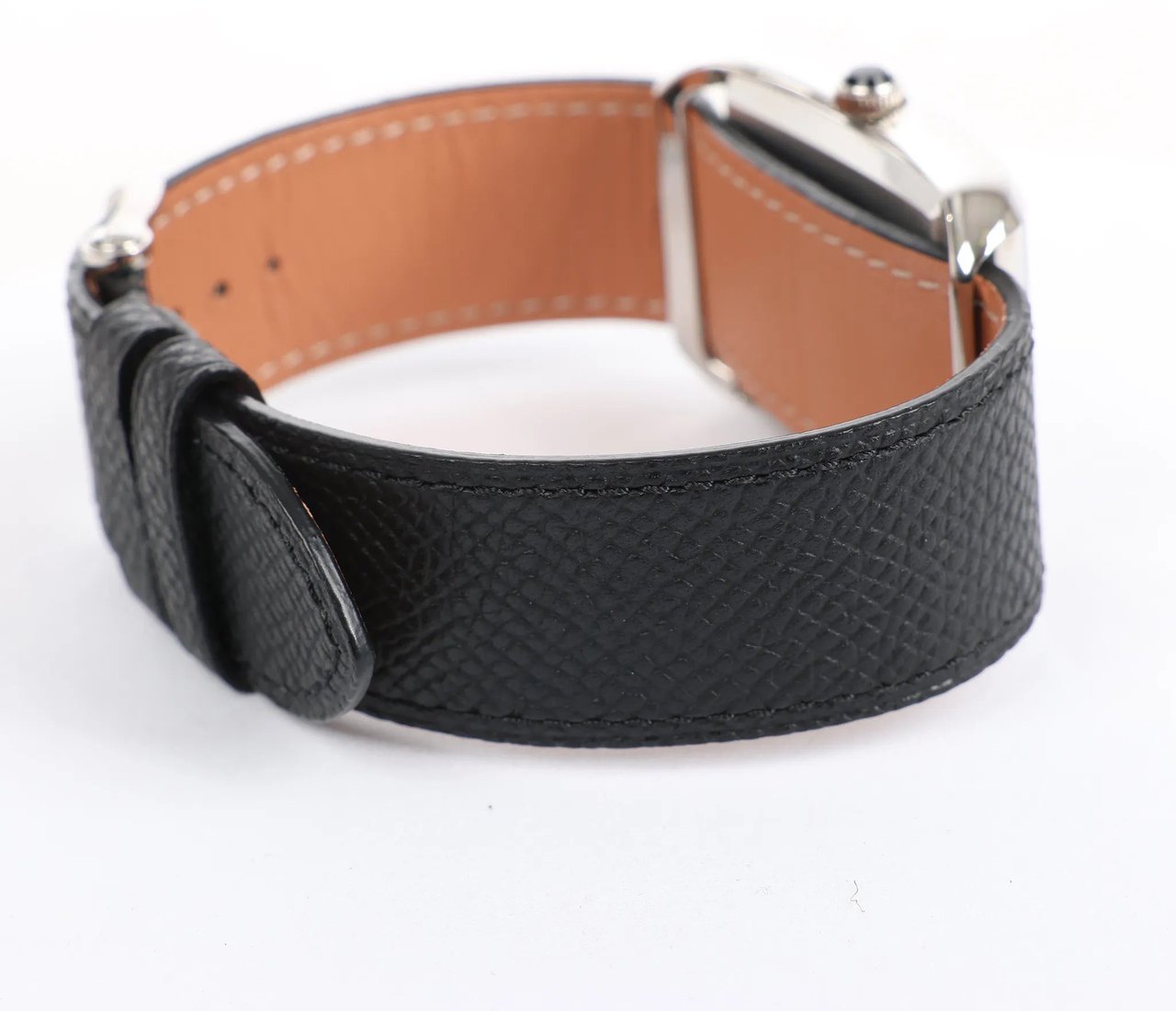 Tom Ford Tom Ford N.001 TFT001003 00276 SS & Leather QZ Watch with Black Dial Zwart