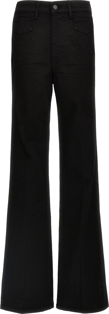 Tom Ford Black Cotton Flared Jeans Zwart