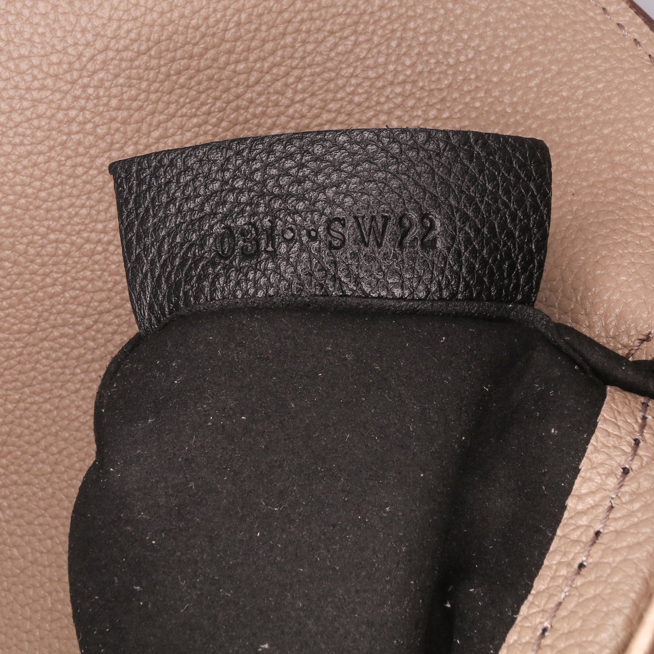 Tom Ford Grained Calfskin TF Flap Crossbody Bruin