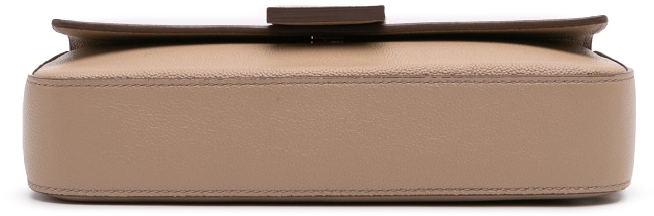 Tom Ford Grained Calfskin TF Flap Crossbody Bruin