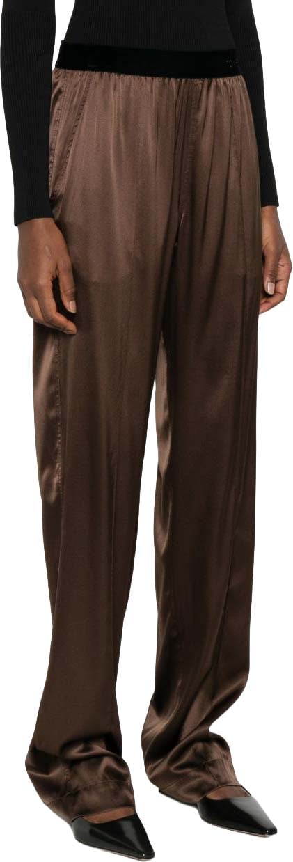 Tom Ford Trousers Brown Bruin