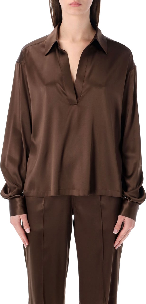 Tom Ford Polo Blouse Cinnamon Bruin