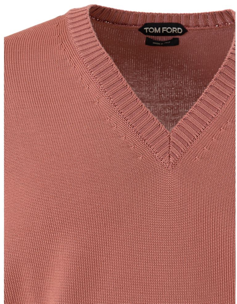 Tom Ford Pink Silk Sweatshirt Roze