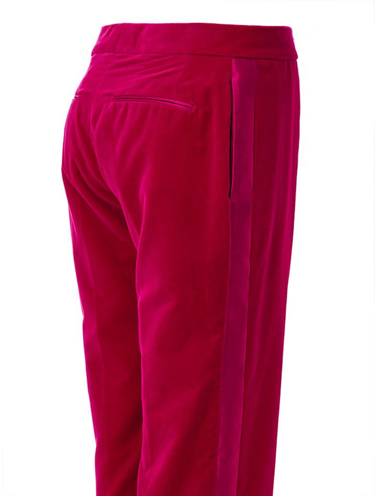 Tom Ford Fuchsia Cotton Dress Pants Roze
