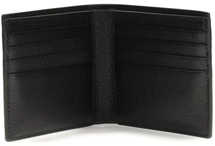 Tom Ford Tom Ford Black Calf Leather Bos Taurus Wallet Zwart