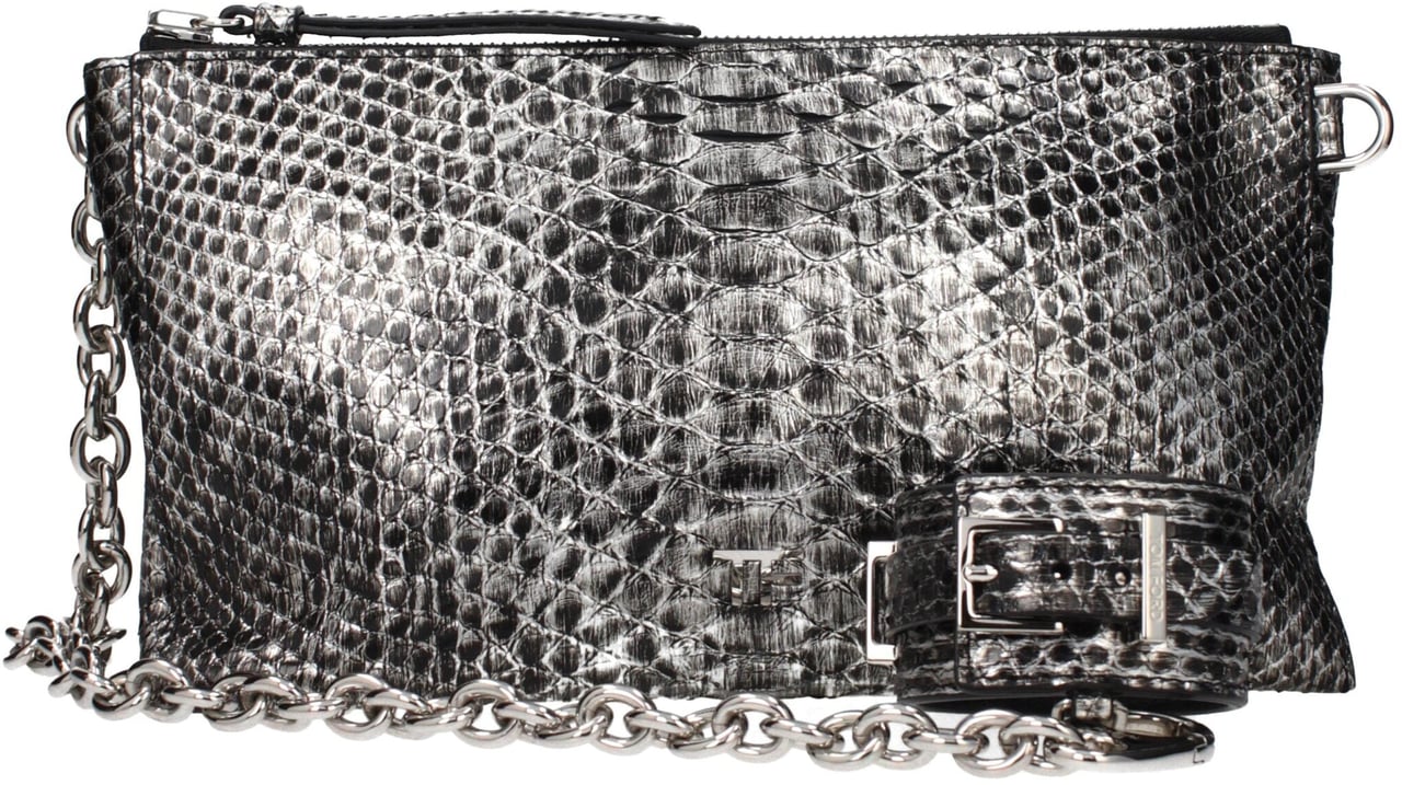 Tom Ford Tom Ford Gray Skin Handbag Grijs