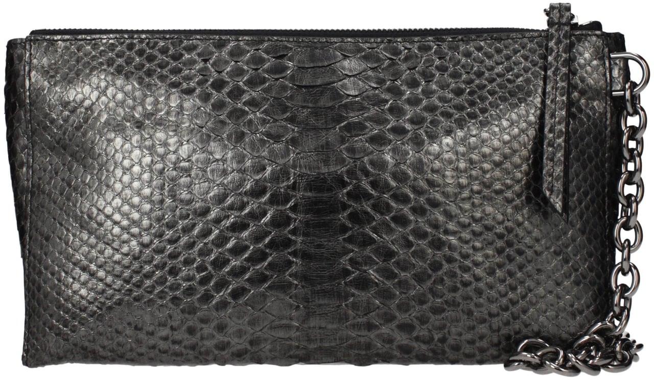 Tom Ford Tom Ford Gray Skin Handbag Grijs