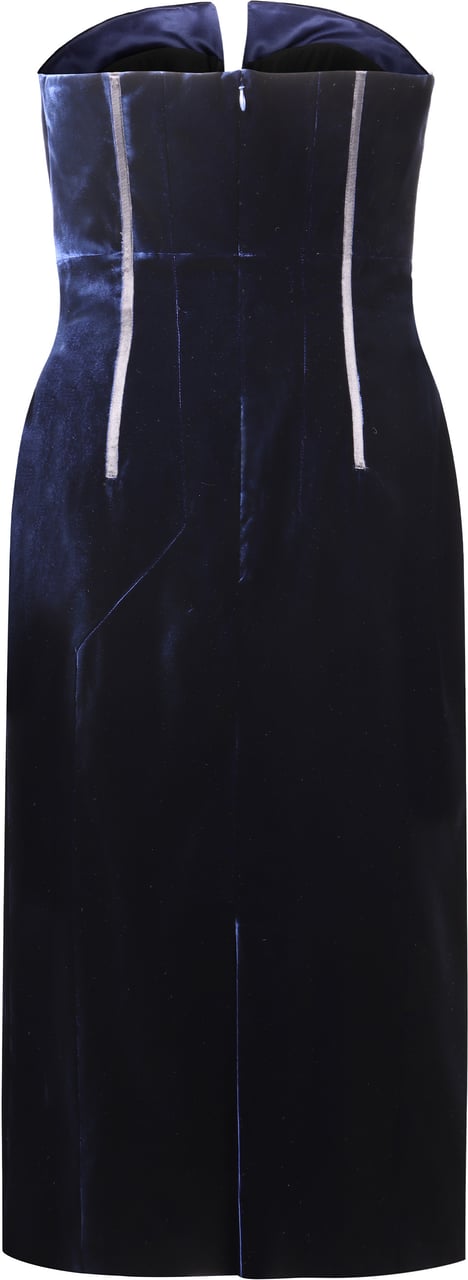 Tom Ford Velvet dress Blauw
