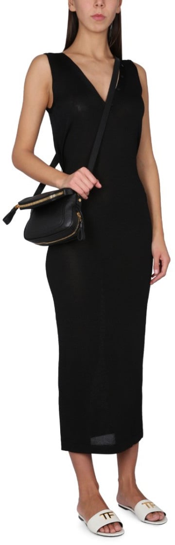 Tom Ford Slinky Dress Zwart