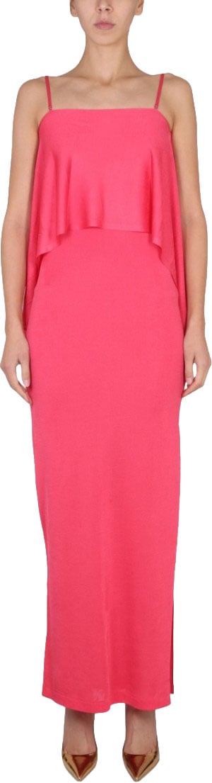 Tom Ford Dress With Ruffles Roze