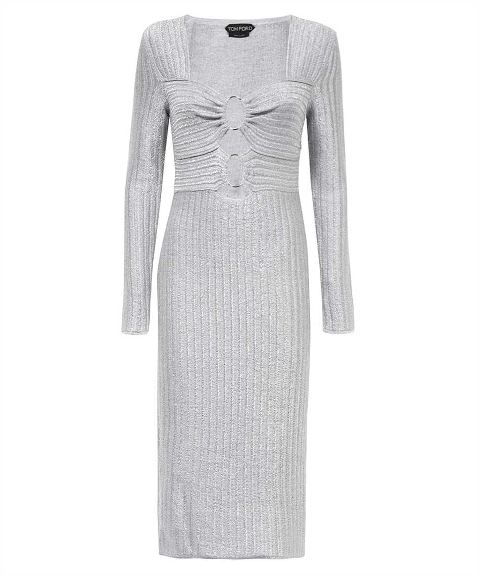 Tom Ford Knit midi-dress Zilver
