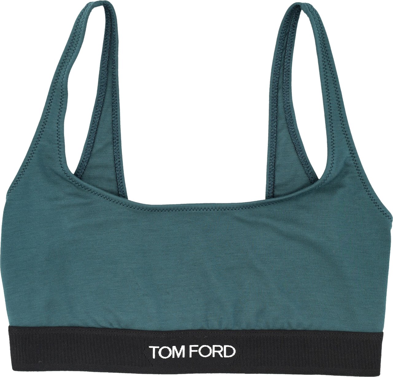 Tom Ford Bralette Logo Teal Green Groen