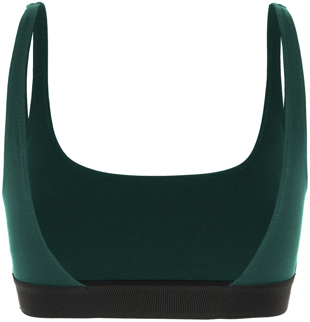 Tom Ford Bottle green stretch modal bandeau bra Groen
