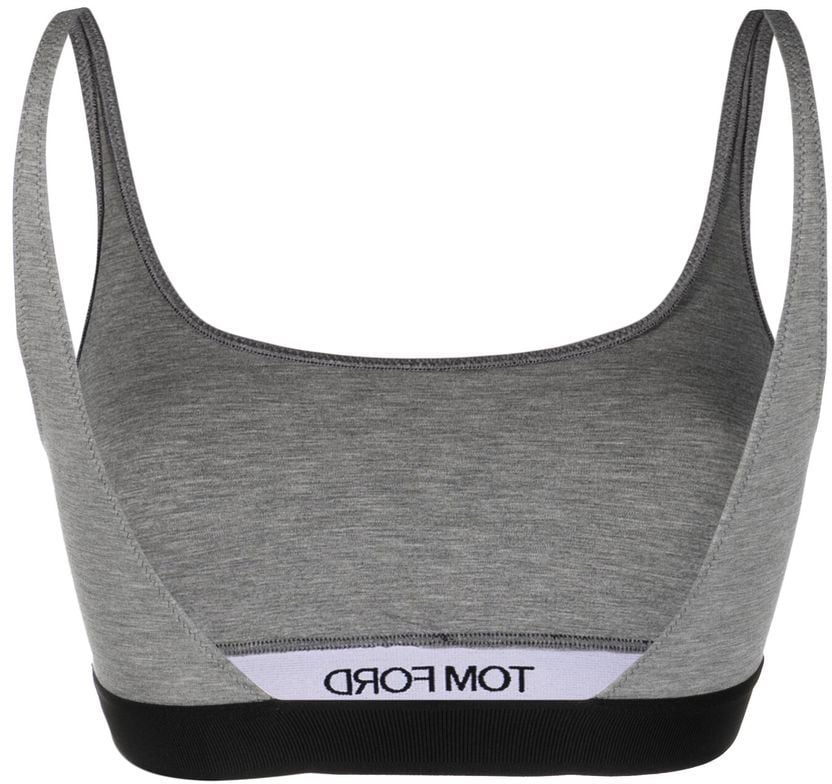 Tom Ford Top Grigio Melange Grijs