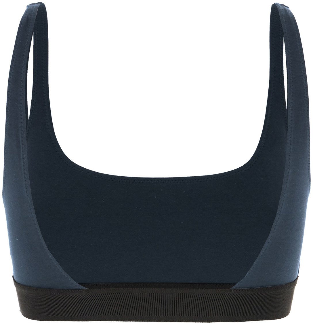 Tom Ford Petrol blue stretch modal bandeau bra Blauw