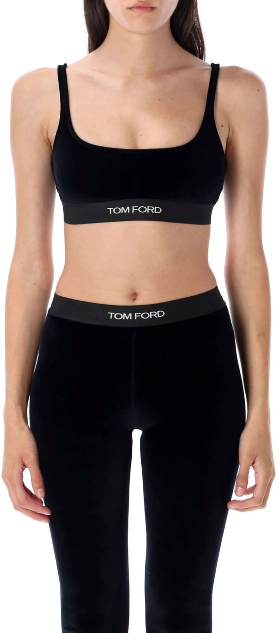 Tom Ford Top Velour Blu Blauw