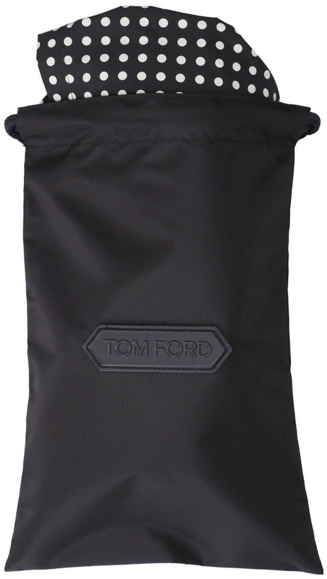 Tom Ford Minimalist Black Apparel With Smooth Texture And Clean Lines Zwart