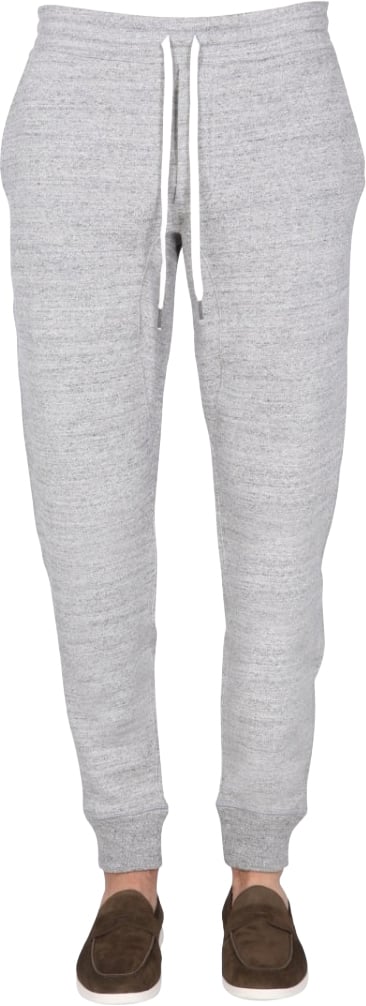 Tom Ford Heathered Grey Jogging Pants Wit