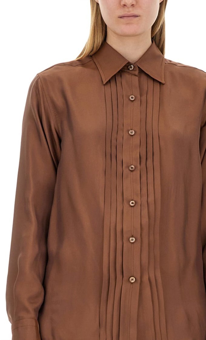Tom Ford Twill Shirt Bruin