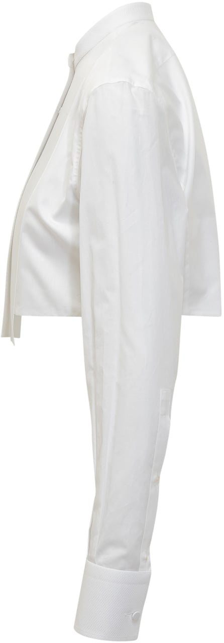 Tom Ford Camicia Cropped Bianca Tom Ford Wit