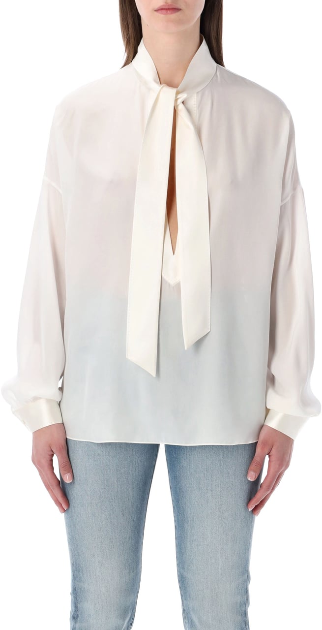 Tom Ford Silk Shirt Beige Beige