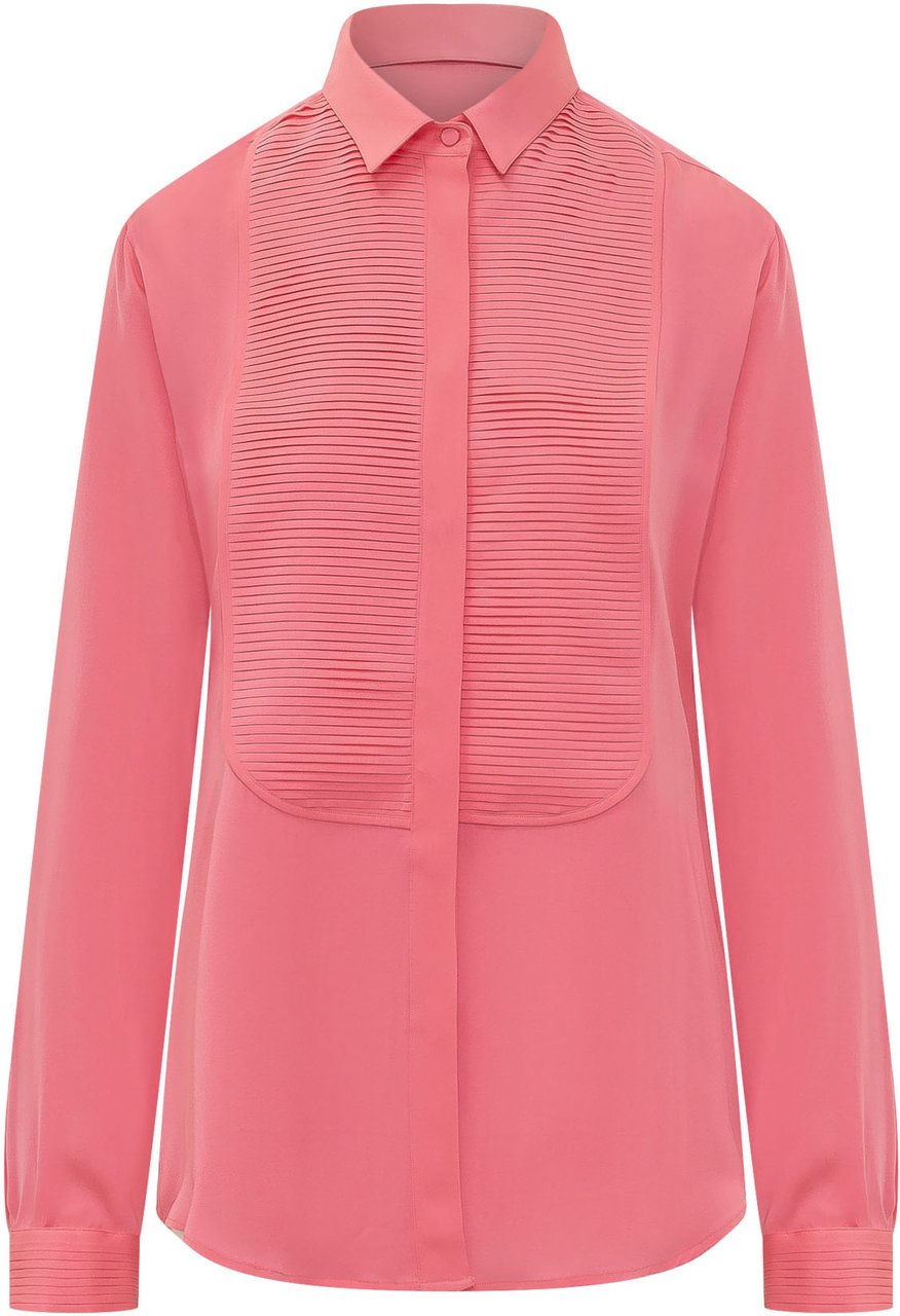Tom Ford Camicia con Inserto Plissé Roze