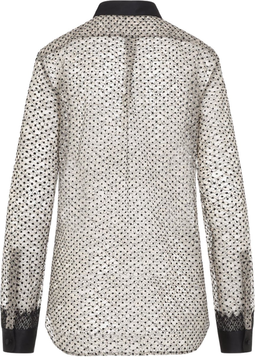 Tom Ford Tom Ford Flock Polka Dot Shirt Divers