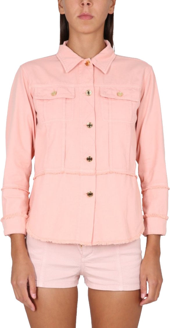 Tom Ford Cotton Denim Shirt Roze