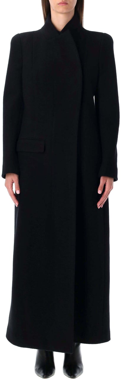 Tom Ford Double Breast Coat Show Nero Zwart