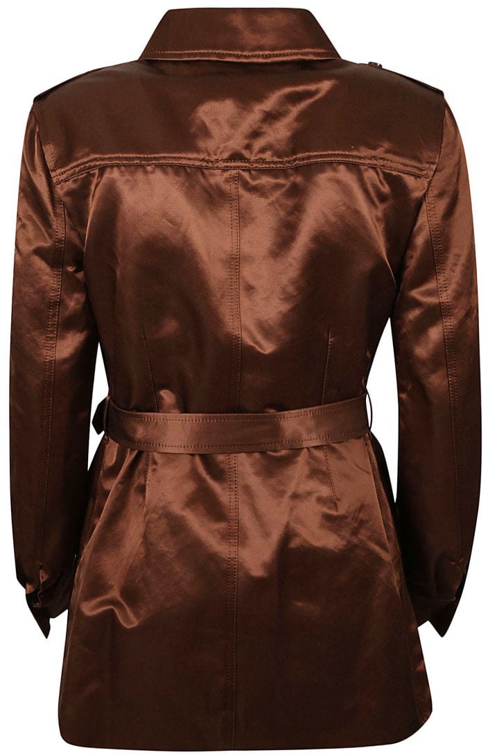 Tom Ford Tailored Brown Cotton Coat Bruin