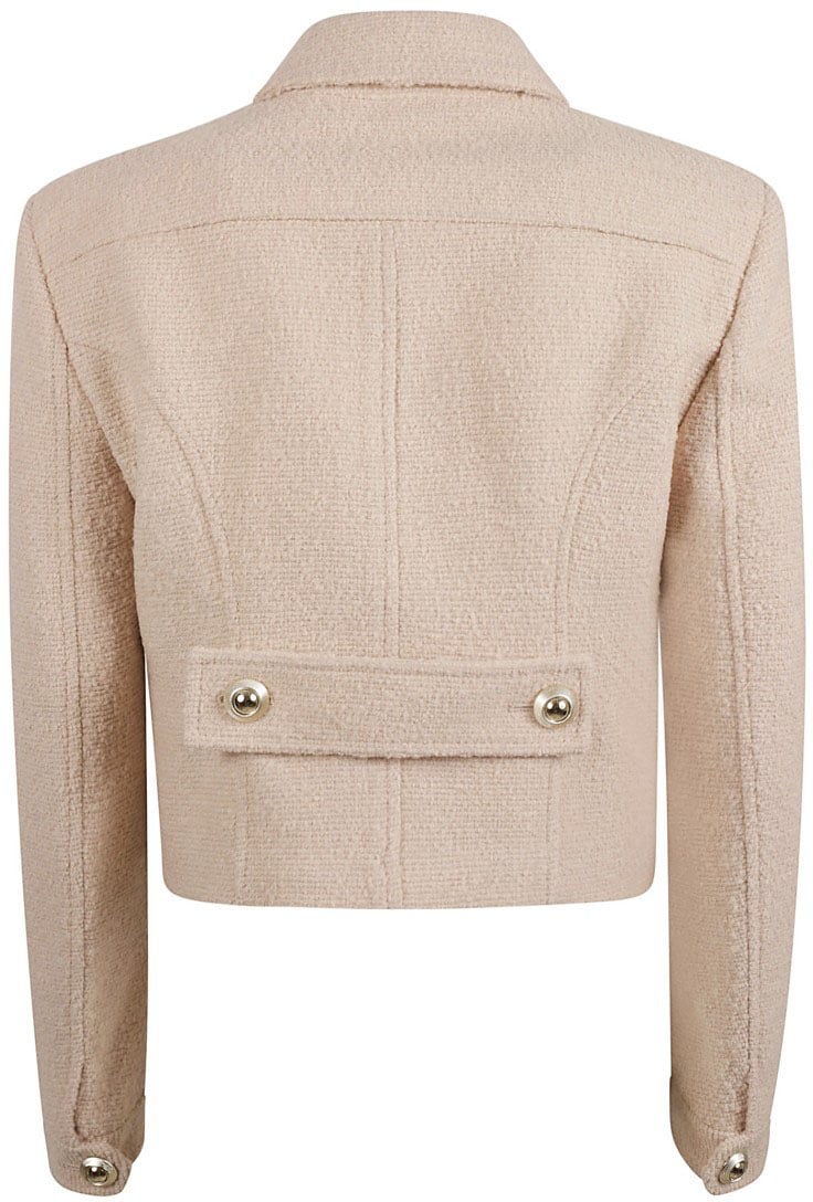 Tom Ford Double-Breasted Jacket With Gold Buttons Neutraal