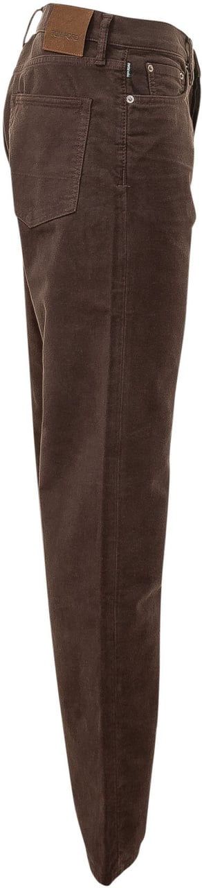 Tom Ford Pantaloni 50s Straight a Gamba Dritta Bruin