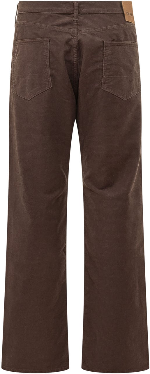 Tom Ford Pantaloni 50s Straight a Gamba Dritta Bruin