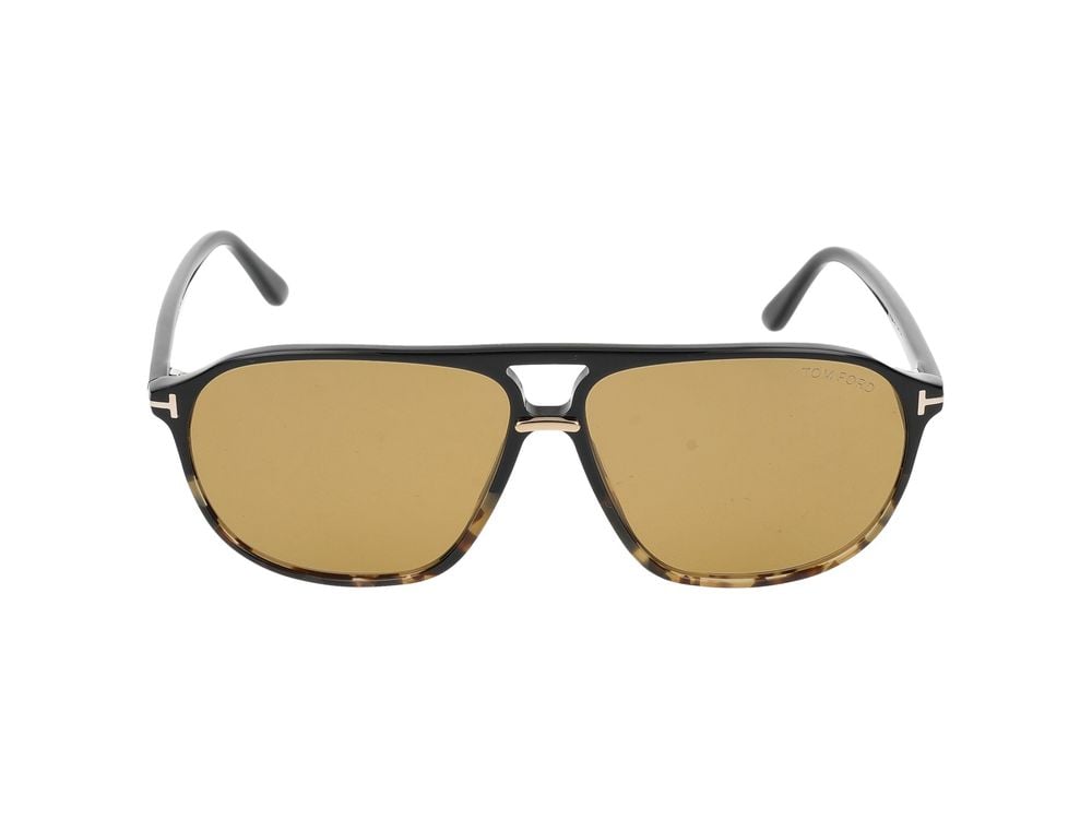 Tom Ford Amber Bold Oversized Square Sunglasses Groen
