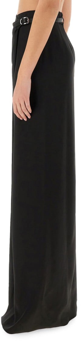 Tom Ford Maxi Wrap Skirt With Belt Detail Zwart