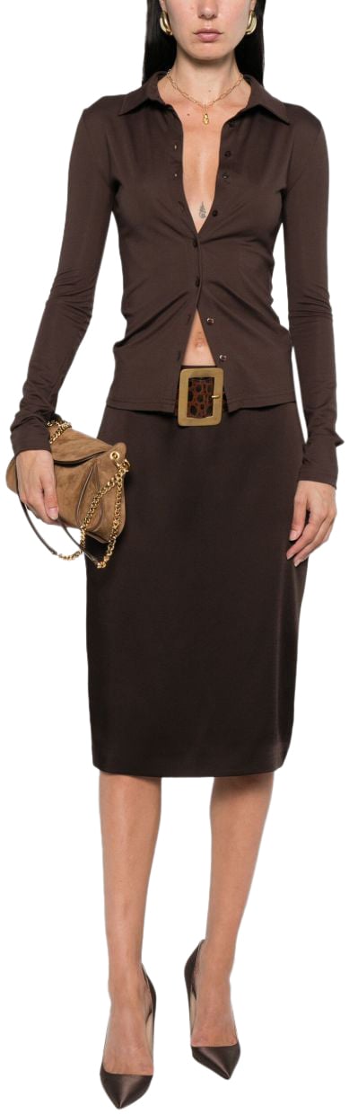 Tom Ford Skirts Marrone Scuro Bruin