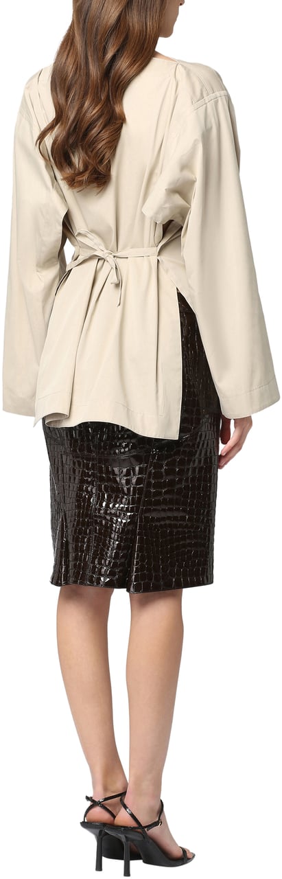 Tom Ford Leather skirt Bruin