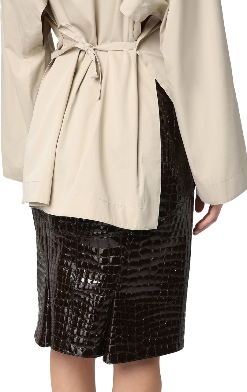 Tom Ford Leather skirt Bruin