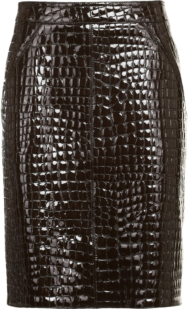 Tom Ford Leather skirt Bruin